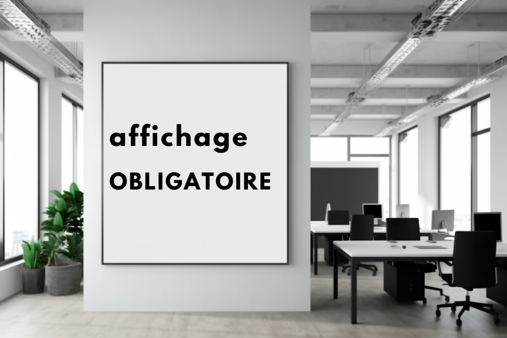 Poster - Horaires de travail - Affichage Obligatoire 2023